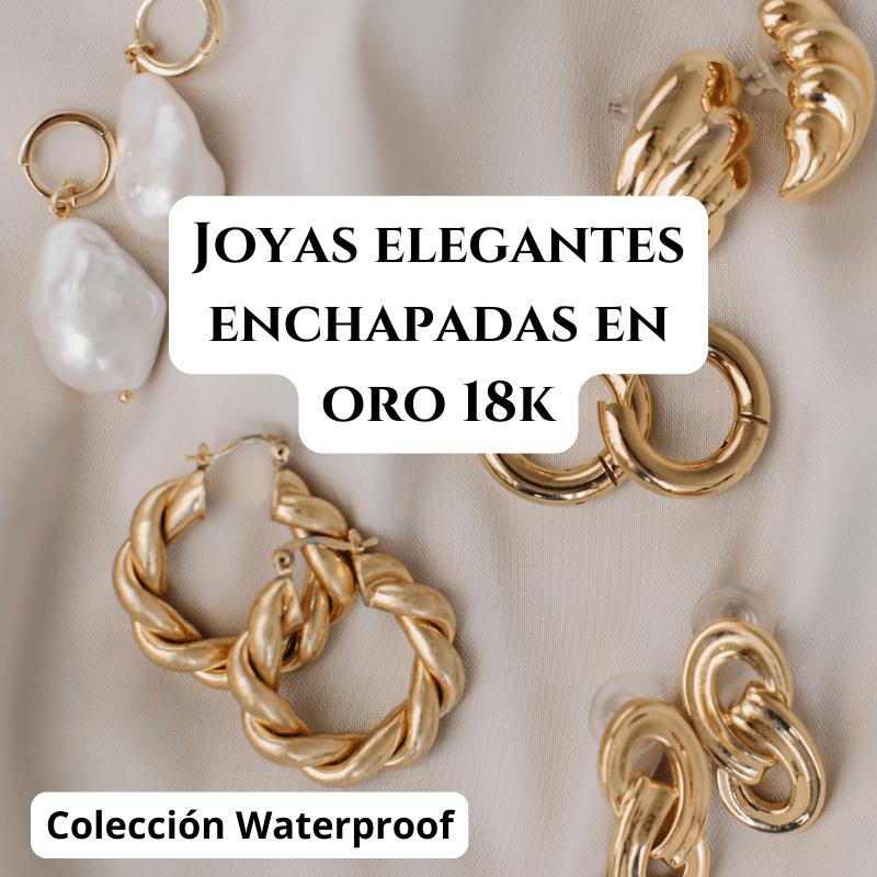 JOYAS ELEGANTES ENCHAPADAS EN ORO 18K